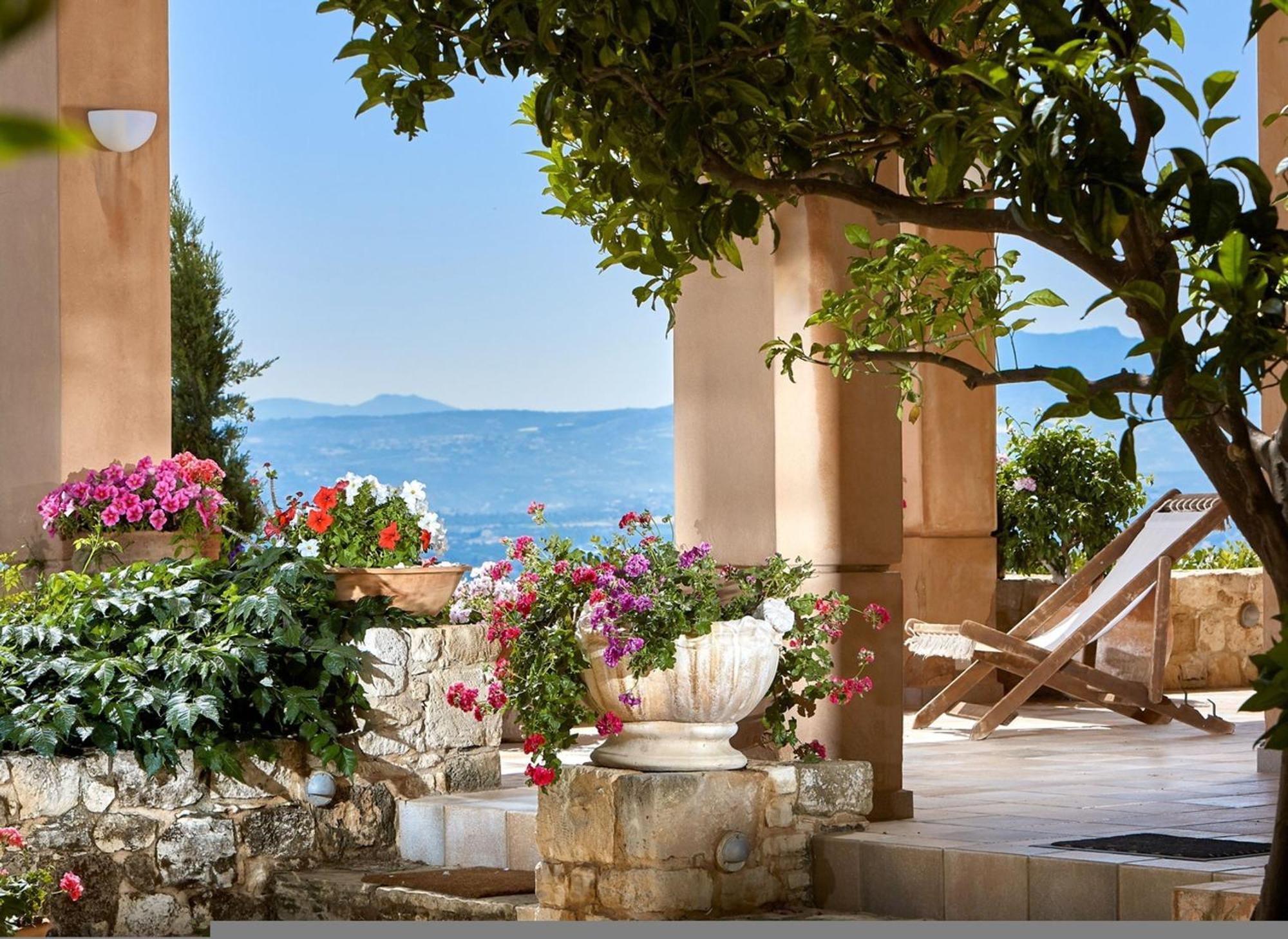 Villa Vollard With Amazing View Pool Iráclio Exterior foto