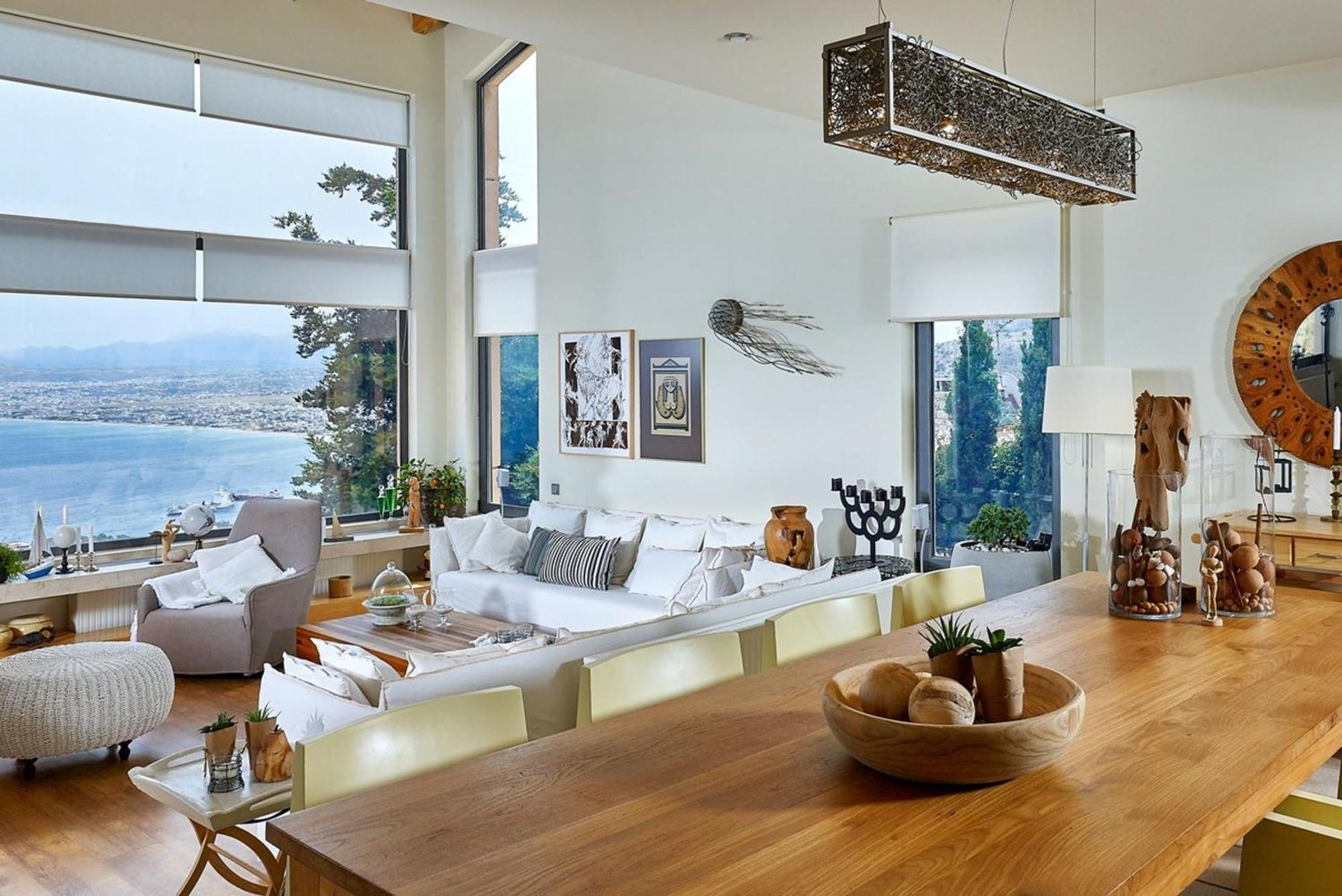 Villa Vollard With Amazing View Pool Iráclio Exterior foto