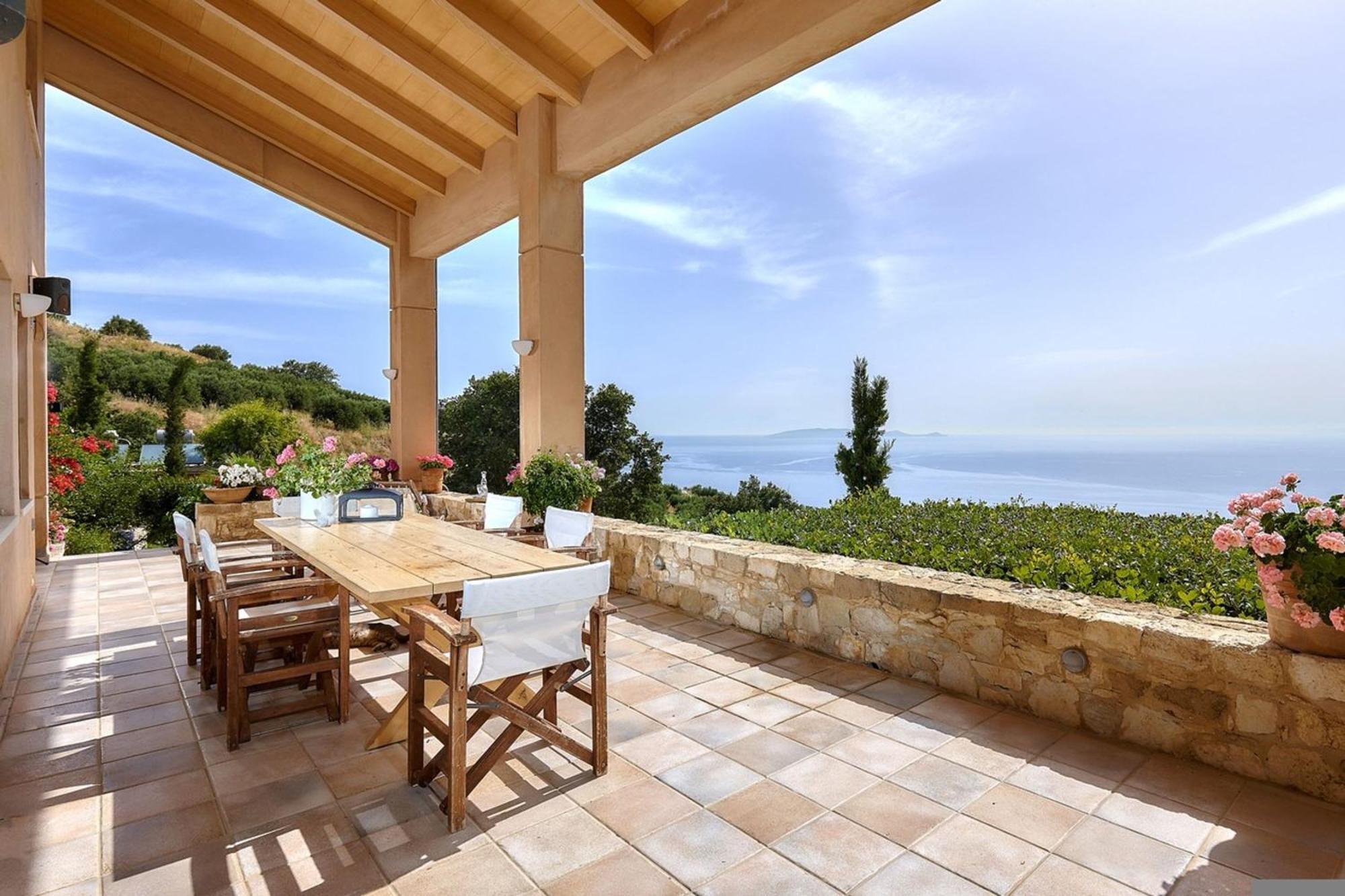Villa Vollard With Amazing View Pool Iráclio Exterior foto