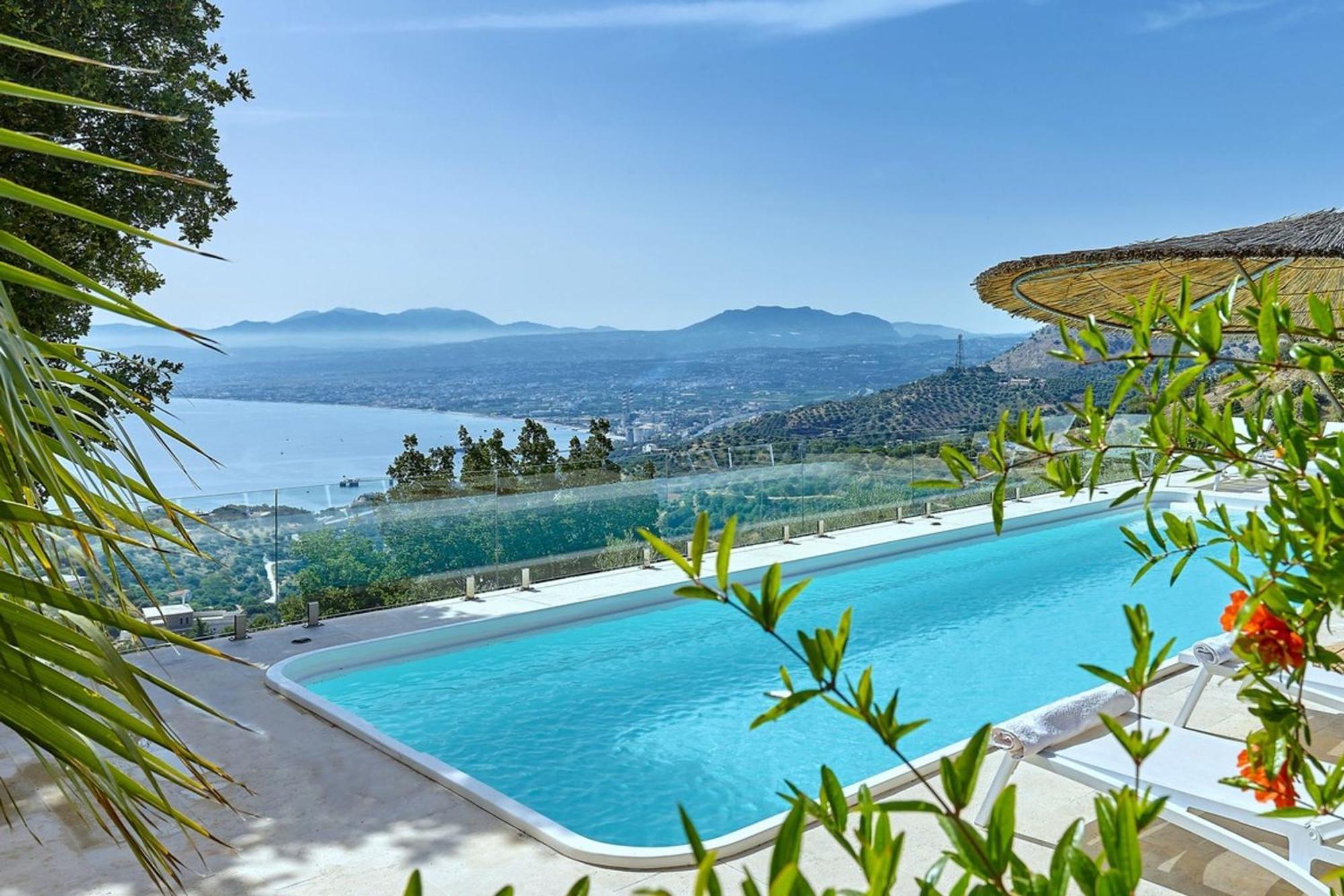 Villa Vollard With Amazing View Pool Iráclio Exterior foto