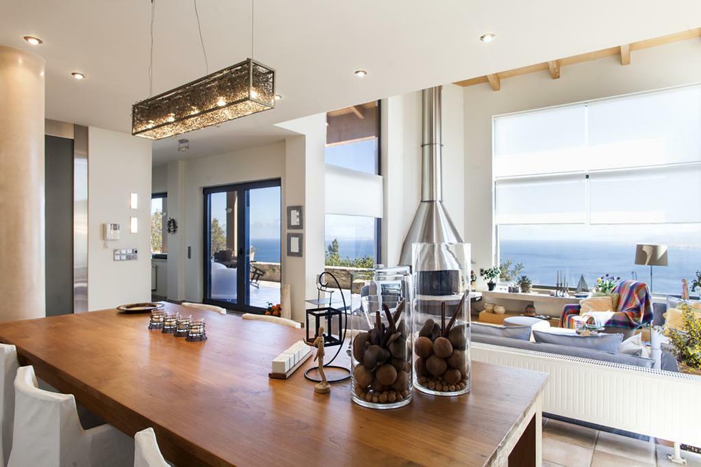 Villa Vollard With Amazing View Pool Iráclio Interior foto