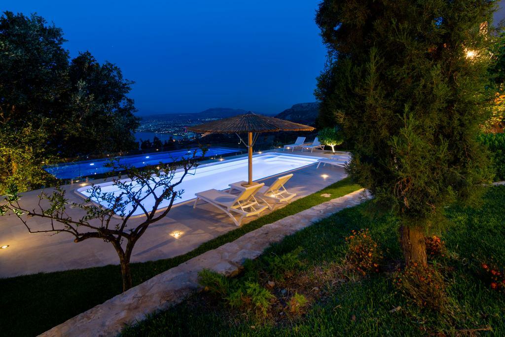 Villa Vollard With Amazing View Pool Iráclio Instalações foto